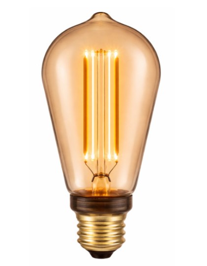 Westgate 4W 140LM 2700K Amber ST64 LED Filament Lamp ST64-DECO-4W-27K-D-AMB