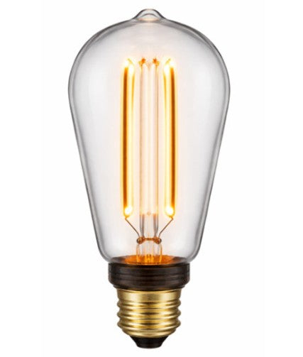 Westgate 4W 140LM 2700K Clear ST64 LED Filament Lamp ST64-DECO-4W-27K-D-CL