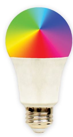 Westgate 120V 9W 800LM RGBW A19 LED Lamp TC-A19-9W-RGBW-WIFI