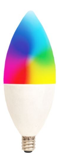 Westgate TC-E12-4.5W-RGBW-WIFI 4.5W RGBW E12 LED lamp RGBW (Controlled by WG Smart App)