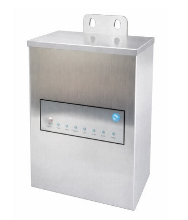 Westgate TR-100W-2Z-TPC-SS 100W landscape lighting transformer black or stainless steel \