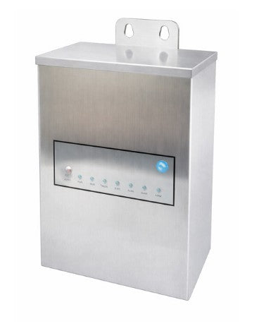 Westgate TR-200W-2Z-TPC-SS 200W landscape lighting transformer black or stainless steel