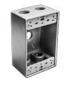 Westgate 1/2" 1-gang 5 outlet holes Gray Weatherproof Electrical Box W1B50-5
