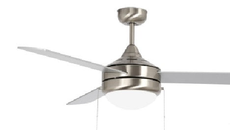 Westgate WFL-112-PC-3B-52-MCT-BN-RWS 20W LED ceiling fan light 30K/40K/50K brushed nickel