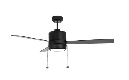 Westgate WFL-115-PC-3B-52-MCT-BK-BK 20W LED ceiling fan light 30K/40K/50K black