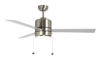 Westgate WFL-115-PC-3B-52-MCT-BN-RWS 20W LED ceiling fan light 30K/40K/50K brushed nickel