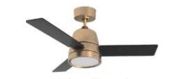 Westgate WFL-512-WS-3B-36-30K-BK-BK 18W LED ceiling fan 3000K black