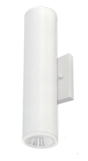 Westgate WMC2-UDL-MCT-WH-DT 6W (Down light); 12W (Up/Down light, 6W per end) LED cylinder light 3000K/4000K/5000K black, bronze, brushed nickel & white