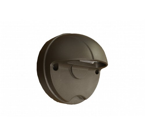 Westgate 6W 3000K Round LED Wall Step Light 100-277V AC Dark Bronze WMS-R-30K-BR