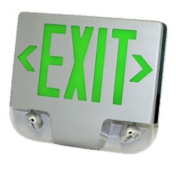 Westgate XT-C-ADJ-3GAAEM 3W per head adjustable exit sign combo