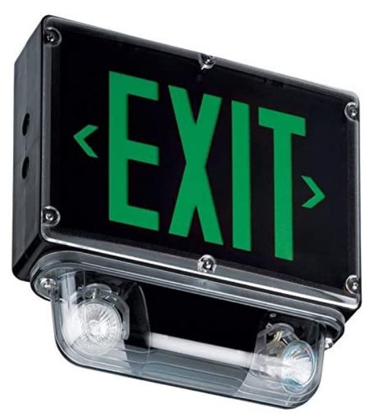Westgate XTCLN4X-1G-12-15W-B 3.6W per head NEMA 4X exit sign combo