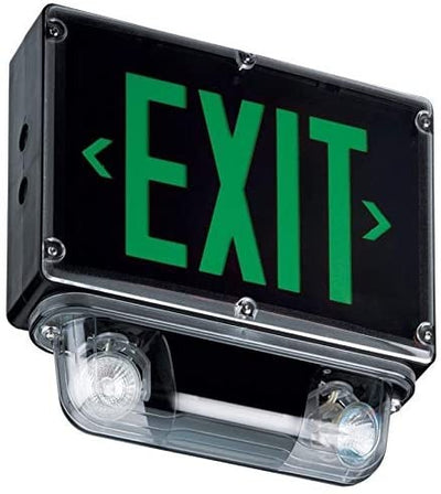 Westgate XTCLN4X-2G-6-12W-B 3.6W per head NEMA 4X exit sign combo