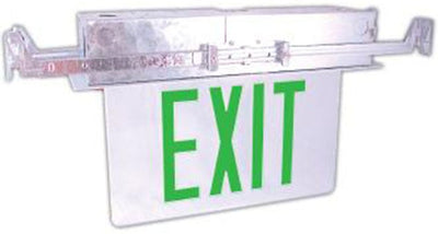 Westgate XTR-2GMA-EM 4.8W recessed edge-lit exit sign