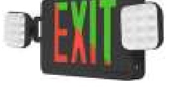 Westgate XTU-CL-RG-EM-RC-BK emergency exit light black